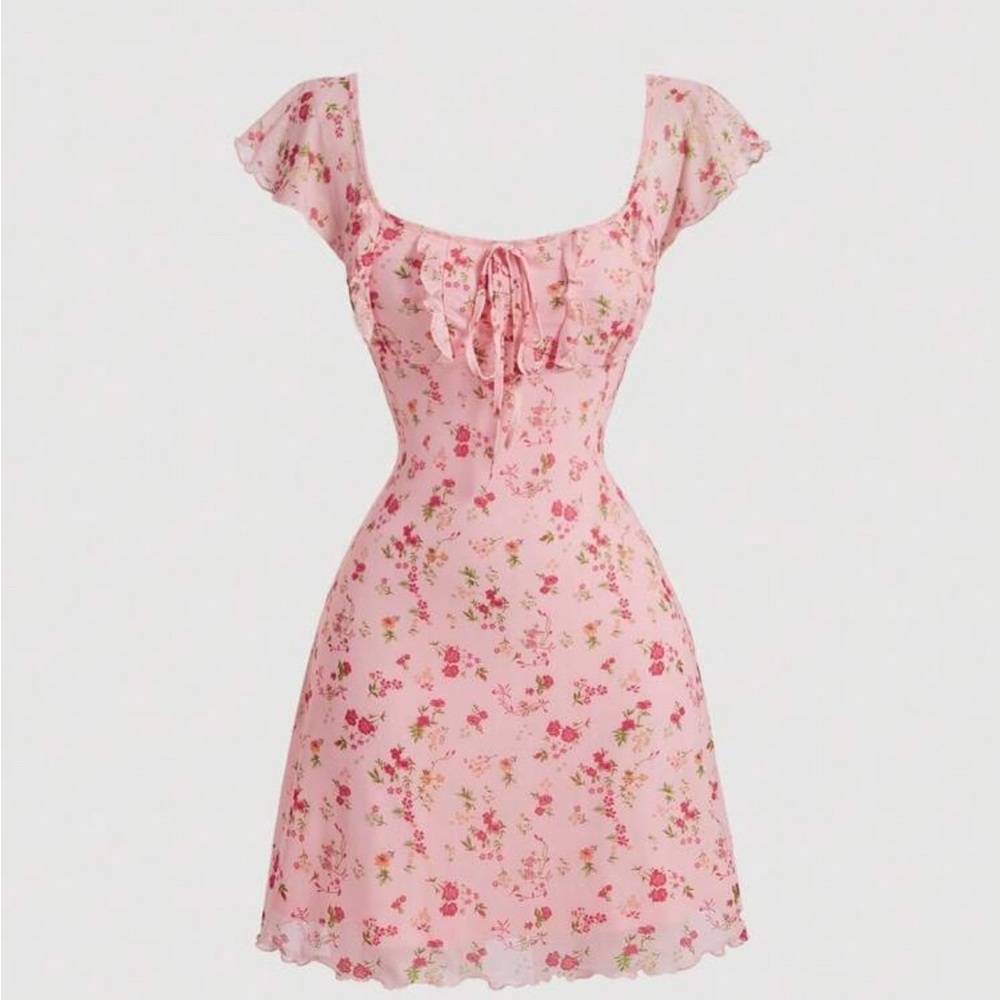 Floral Pink Dress